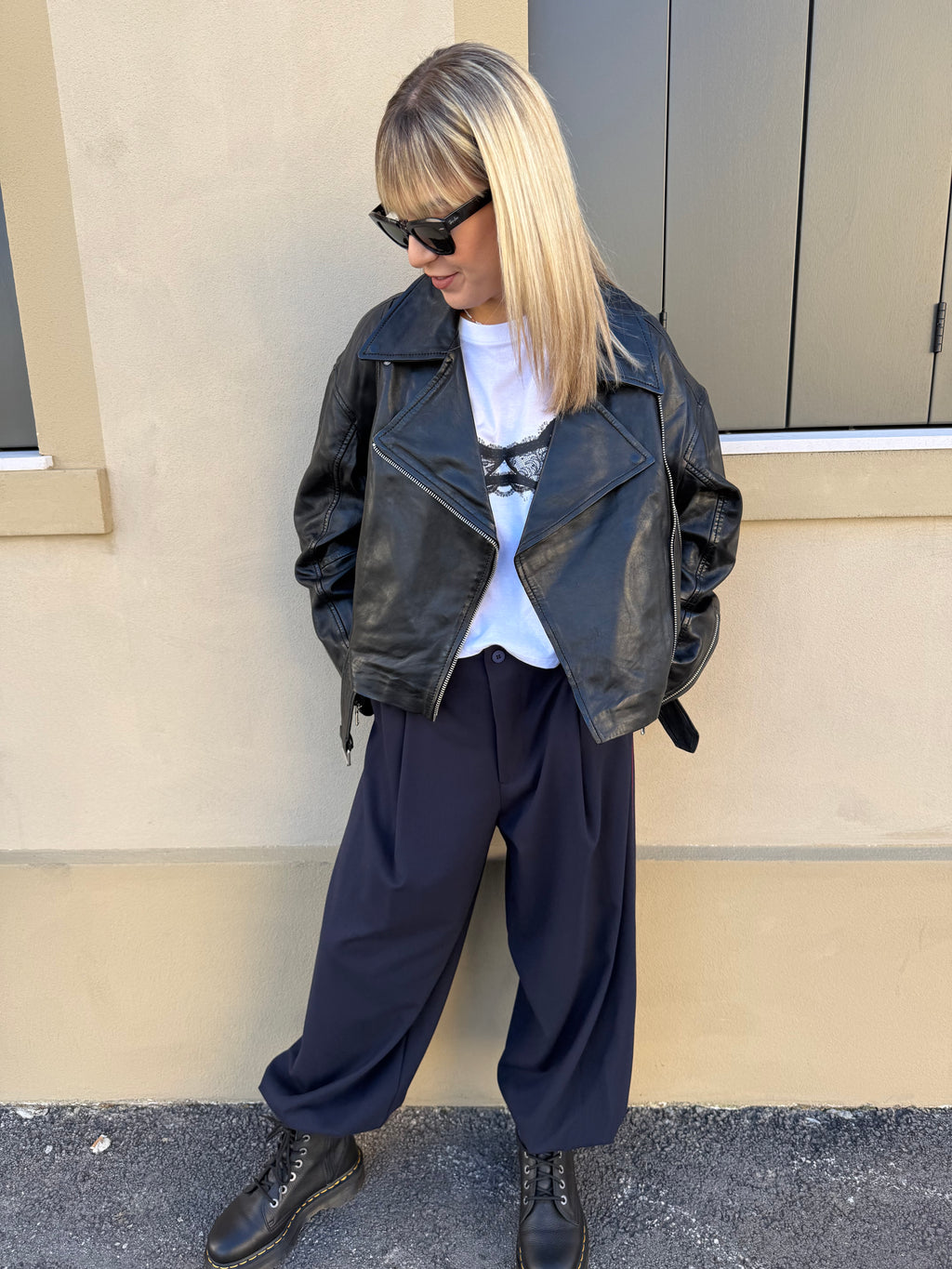 Chiodo in pelle