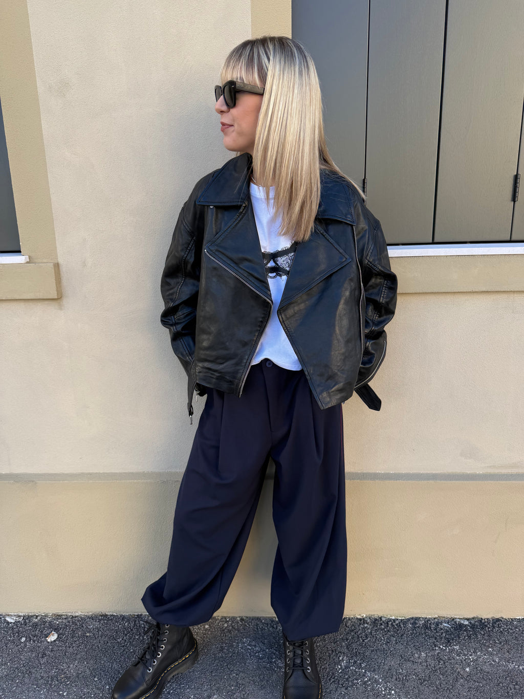 Chiodo in pelle