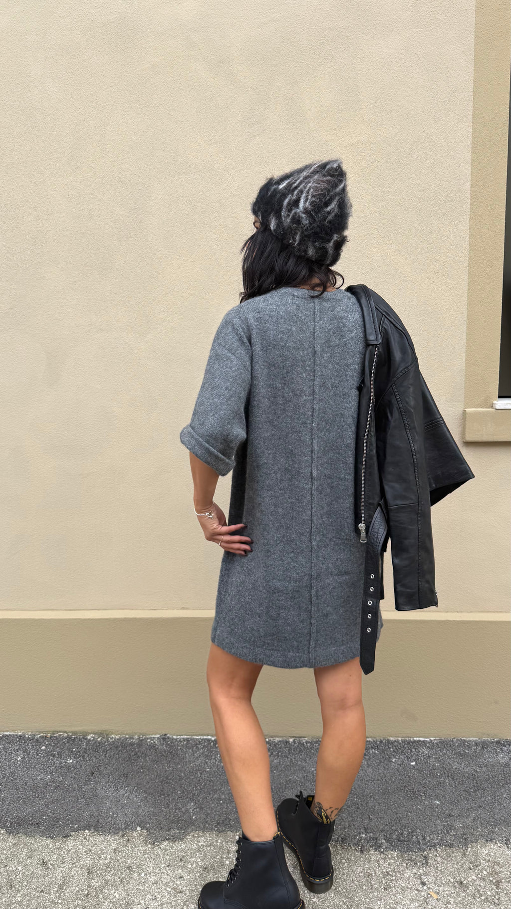 Abito in maglia antracite ALINAE | Grace & Mila