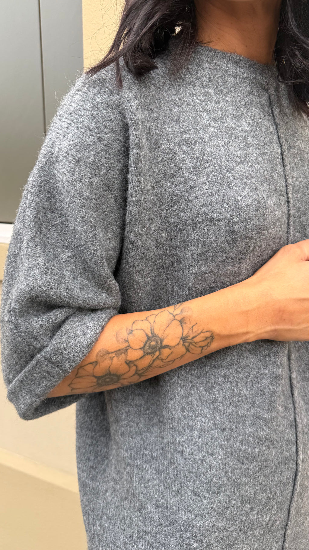 Abito in maglia antracite ALINAE | Grace & Mila
