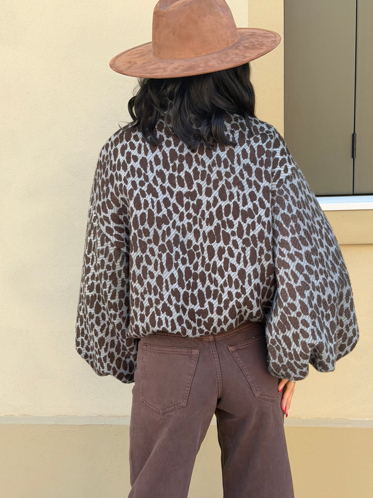 Berna giubbotto Leopard