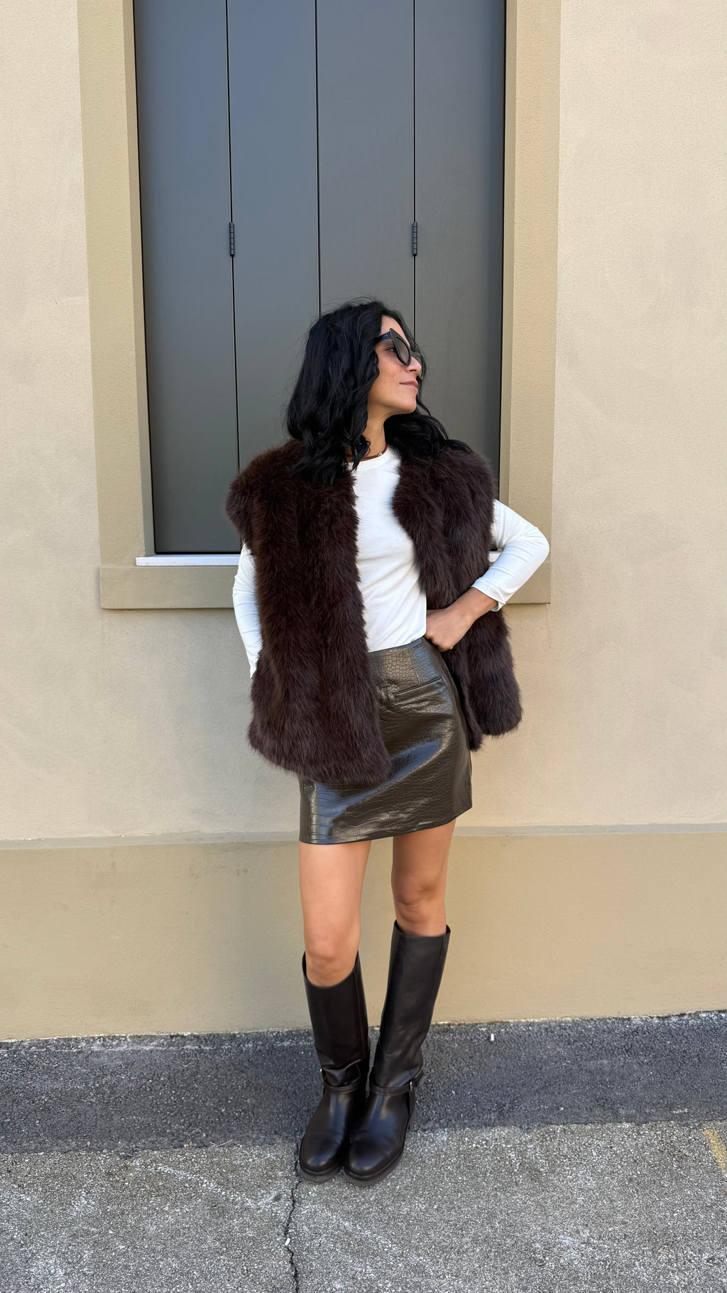 Grace & mila eco pelliccia gilet