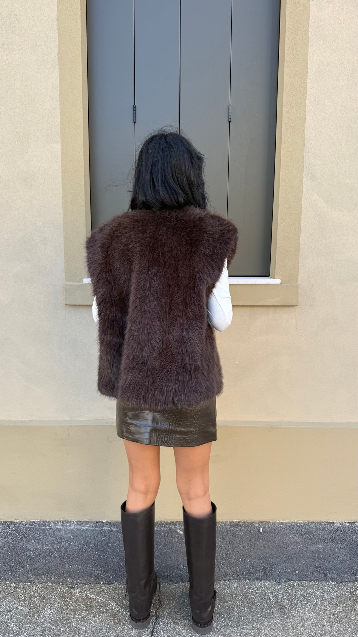 Grace & mila eco pelliccia gilet